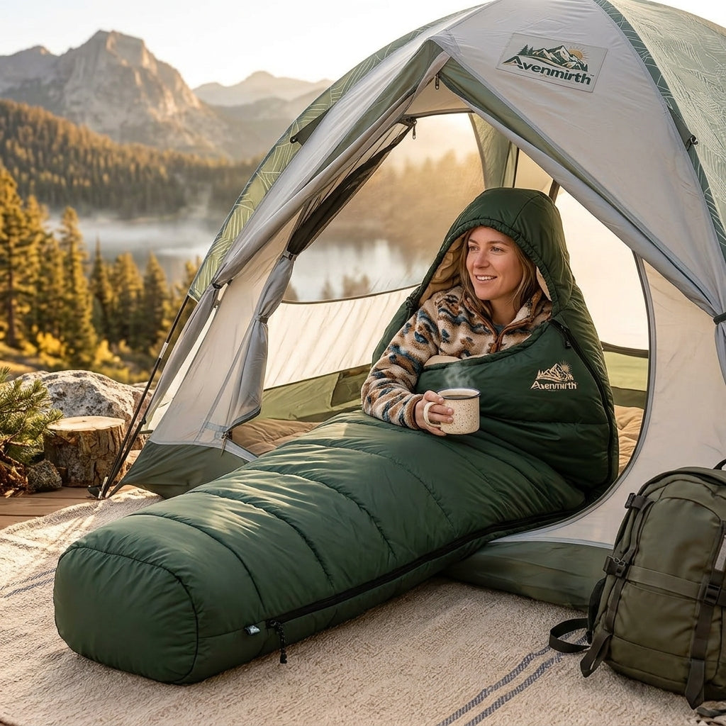 Avenmirth™ Hooded Camping Sleeping Bag