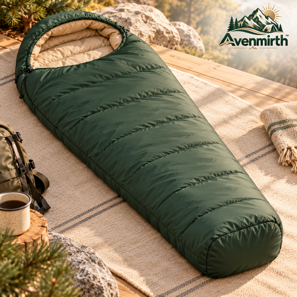 Avenmirth™ Hooded Camping Sleeping Bag