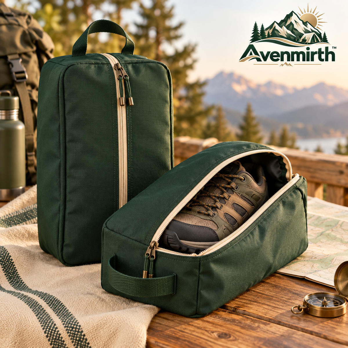 Avenmirth™ Travel Shoe Bag Set