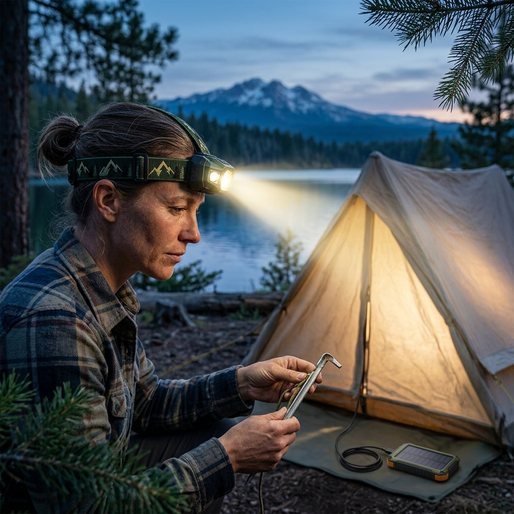 Avenmirth™ Three-Light Outdoor Headlamp