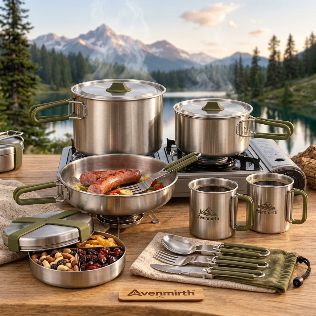 Avenmirth™ Camp Cookware & Dining Set