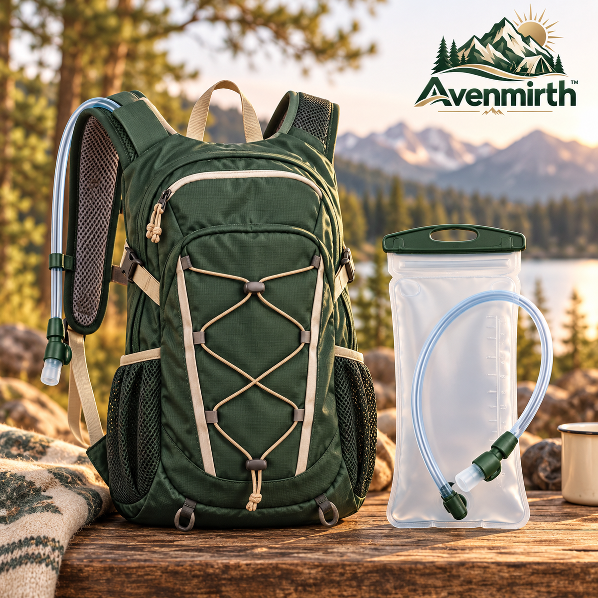 Avenmirth™ Hydration Backpack Set