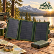 Avenmirth™ Folding Solar Charging Kit
