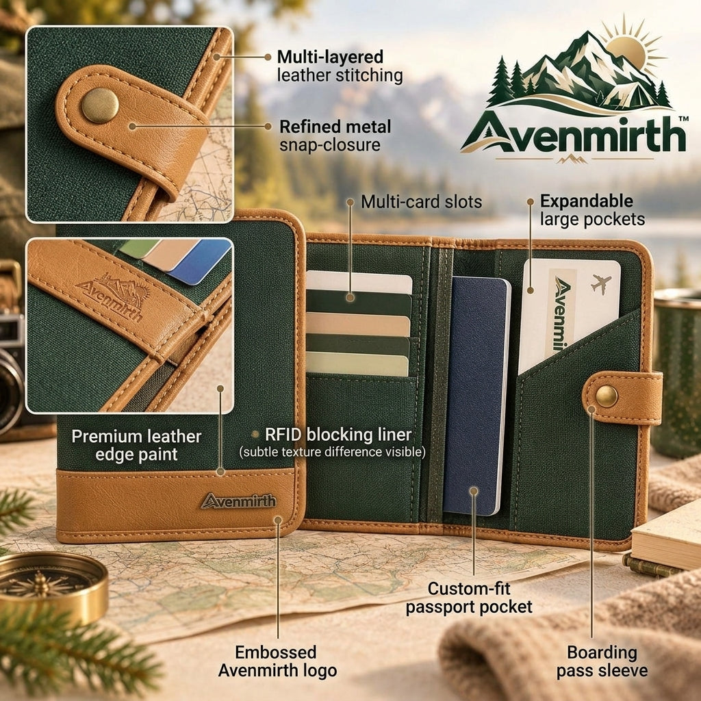 Avenmirth™ Travel Document Wallet