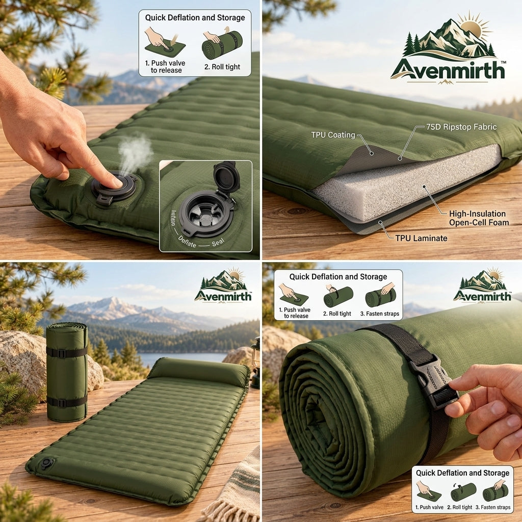 Avenmirth™ Roll-Up Camping Sleep Pad