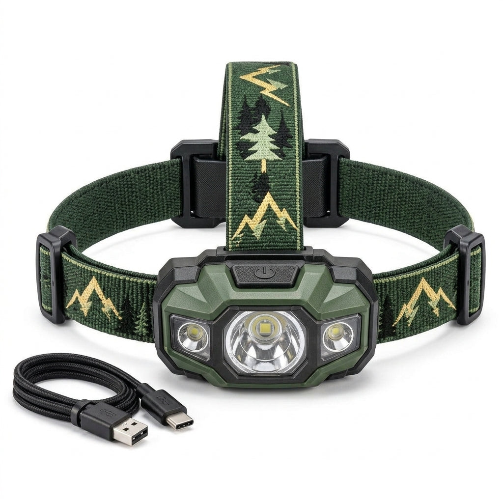 Avenmirth™ Three-Light Outdoor Headlamp