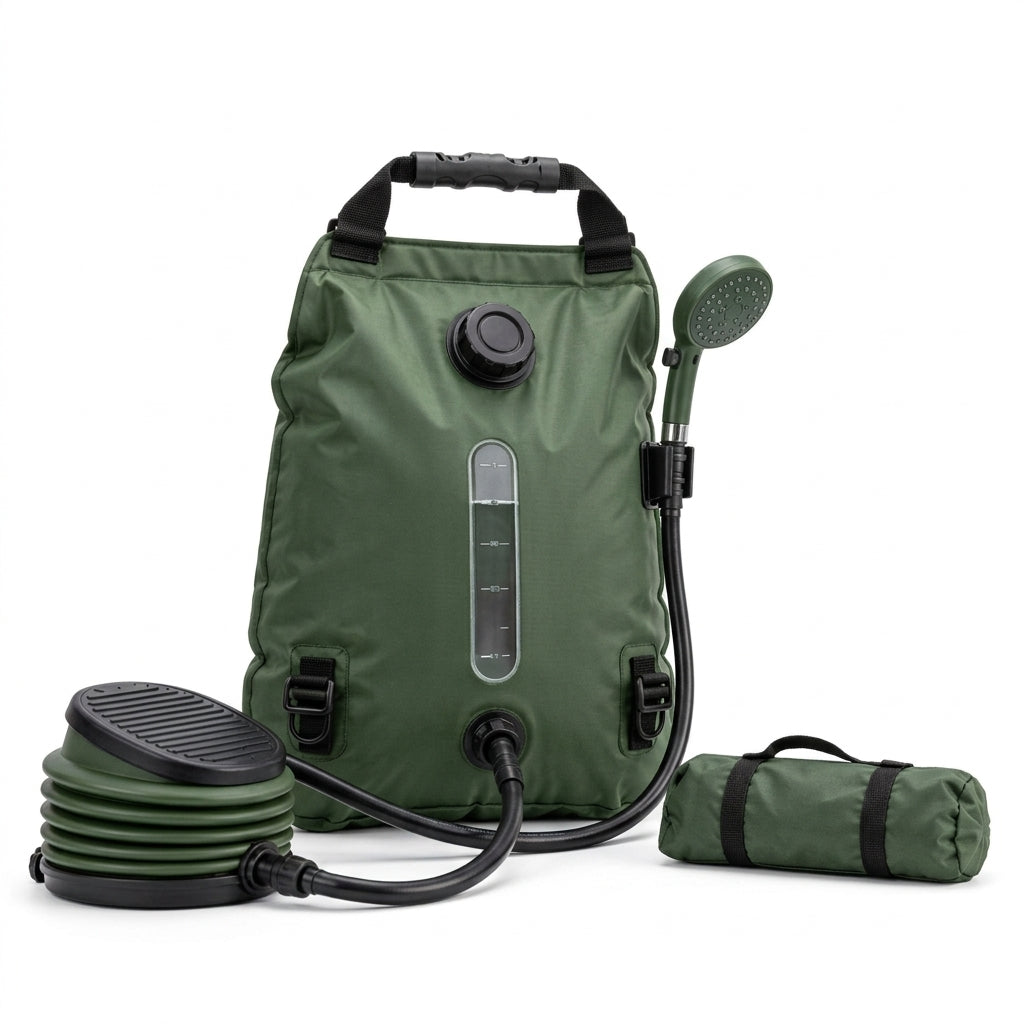 Avenmirth™ Foot-Pump Camp Shower