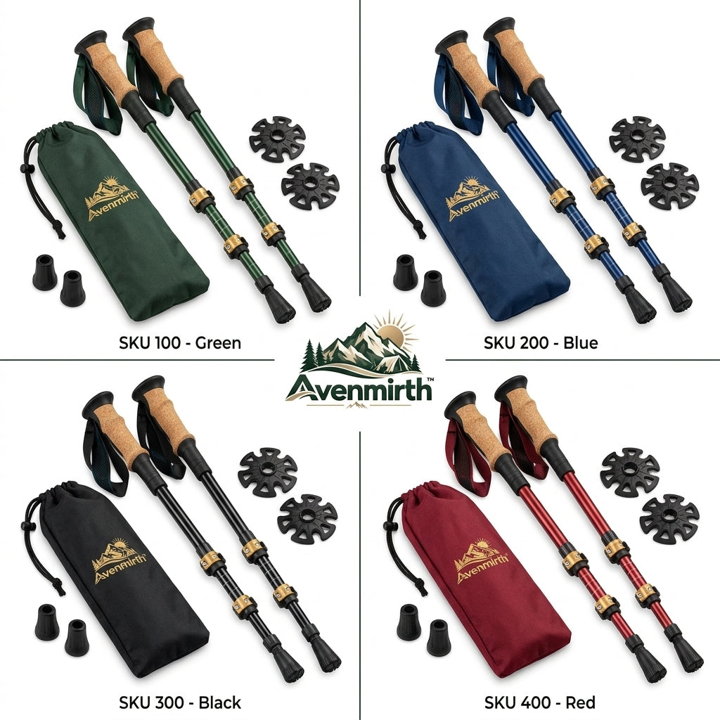 Avenmirth™ Adjustable Trekking Pole Set