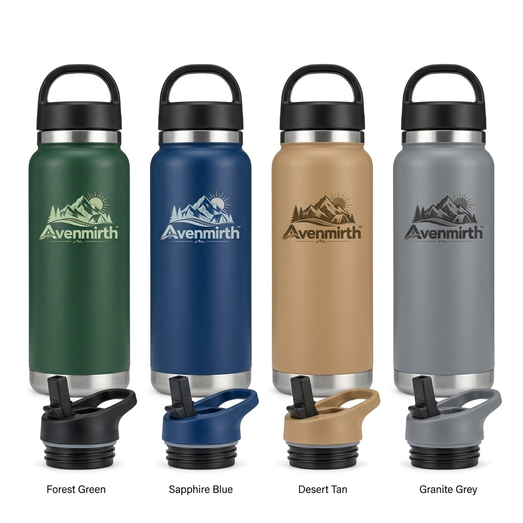 Avenmirth™ Outdoor Bottle with Two Lids