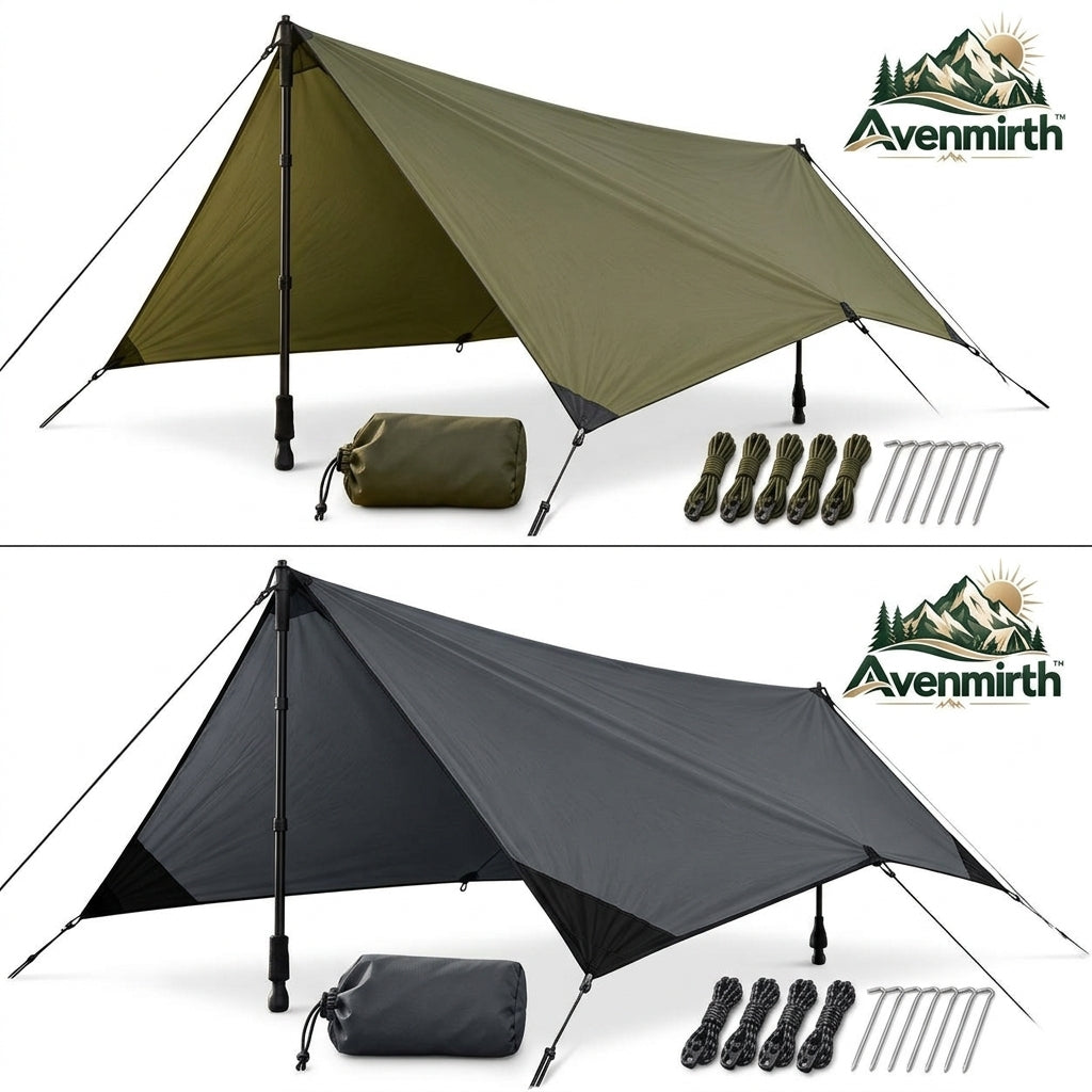 Avenmirth™ Camping Tarp Shelter Kit