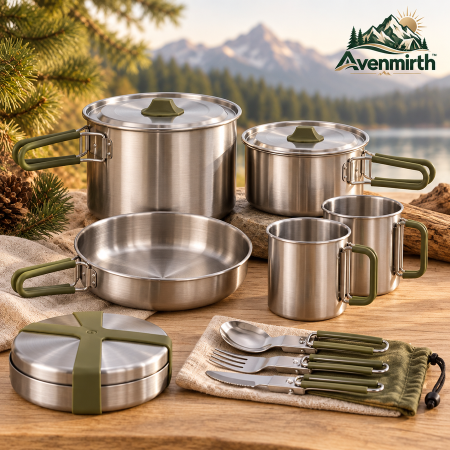 Avenmirth™ Camp Cookware & Dining Set