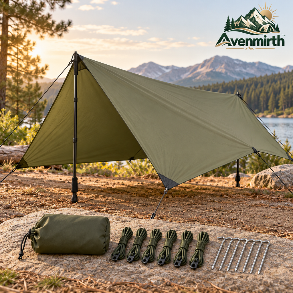Avenmirth™ Camping Tarp Shelter Kit